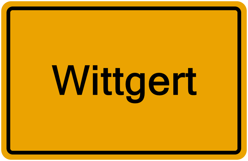 Handelsregisterauszug Wittgert