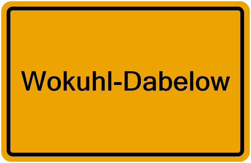 Handelsregisterauszug Wokuhl-Dabelow
