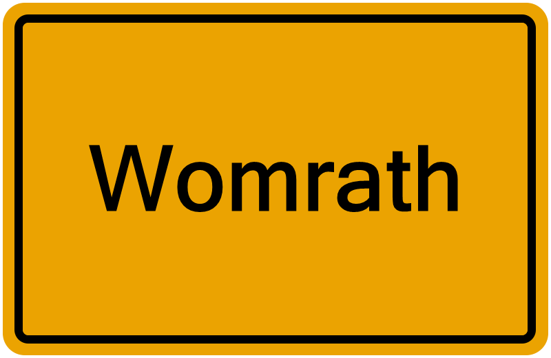 Handelsregisterauszug Womrath