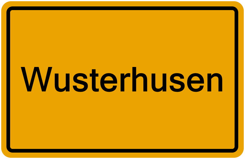Handelsregisterauszug Wusterhusen