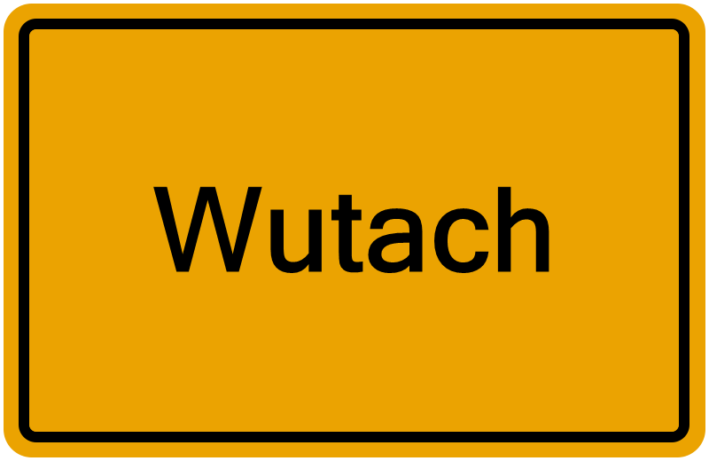Handelsregisterauszug Wutach