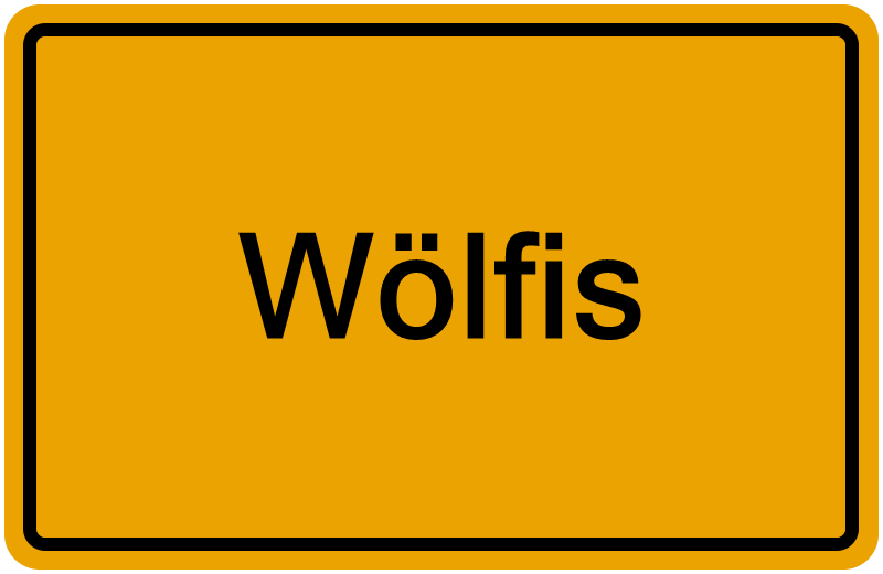 Handelsregisterauszug Wölfis