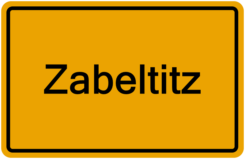 Handelsregisterauszug Zabeltitz