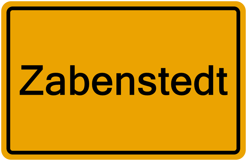 Handelsregisterauszug Zabenstedt