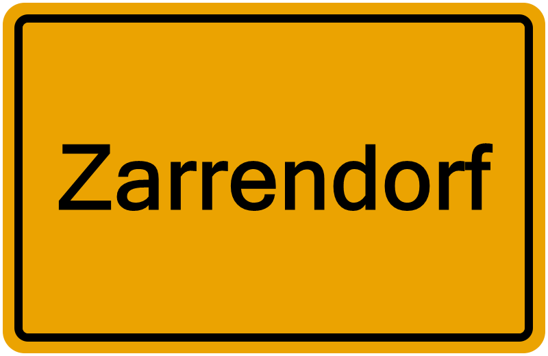 Handelsregisterauszug Zarrendorf