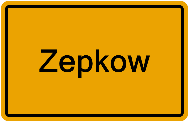 Handelsregisterauszug Zepkow