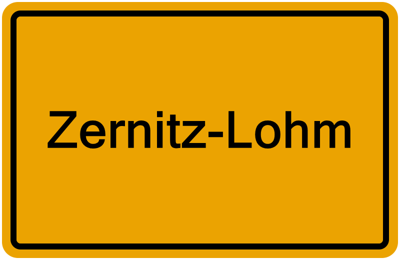 Handelsregisterauszug Zernitz-Lohm