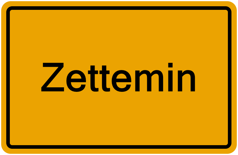 Handelsregisterauszug Zettemin