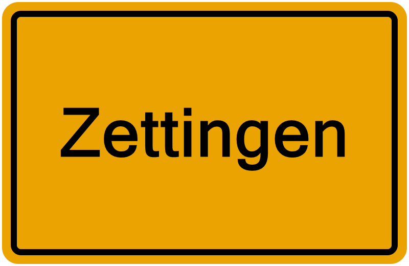 Handelsregisterauszug Zettingen