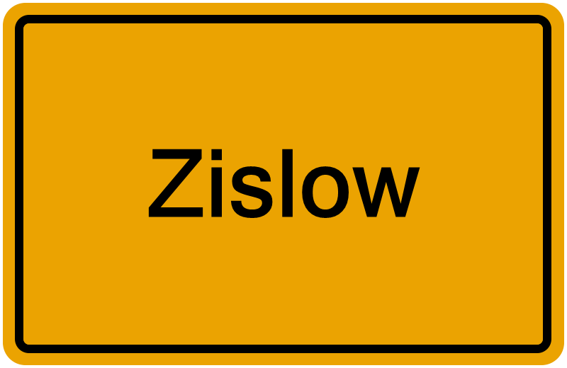 Handelsregisterauszug Zislow