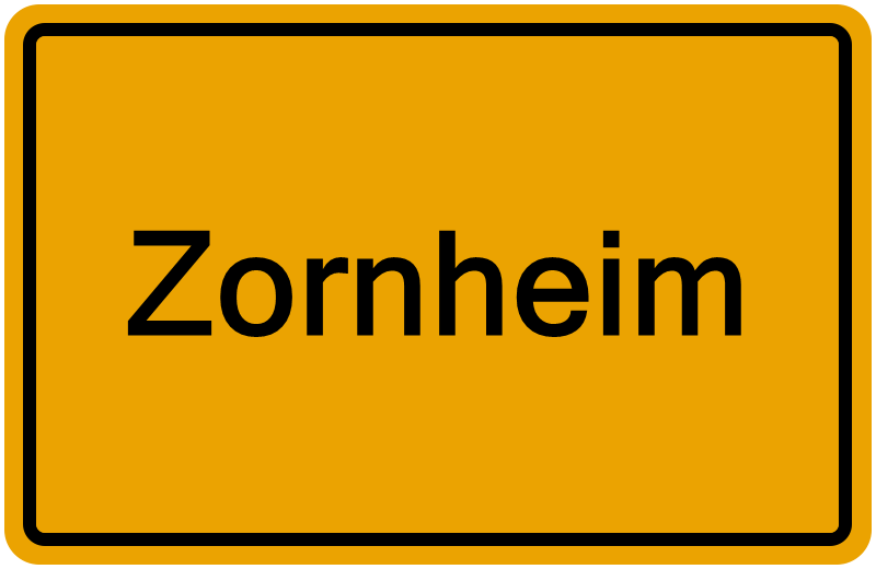 Handelsregisterauszug Zornheim