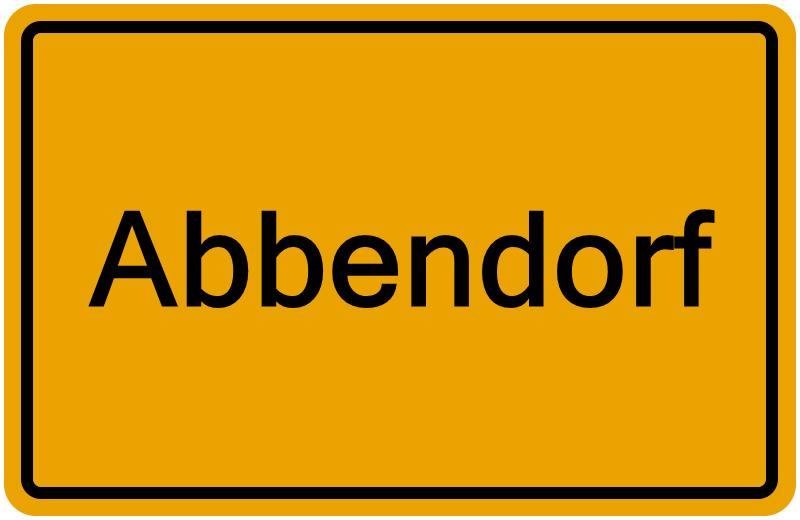 Handelsregisterauszug Abbendorf