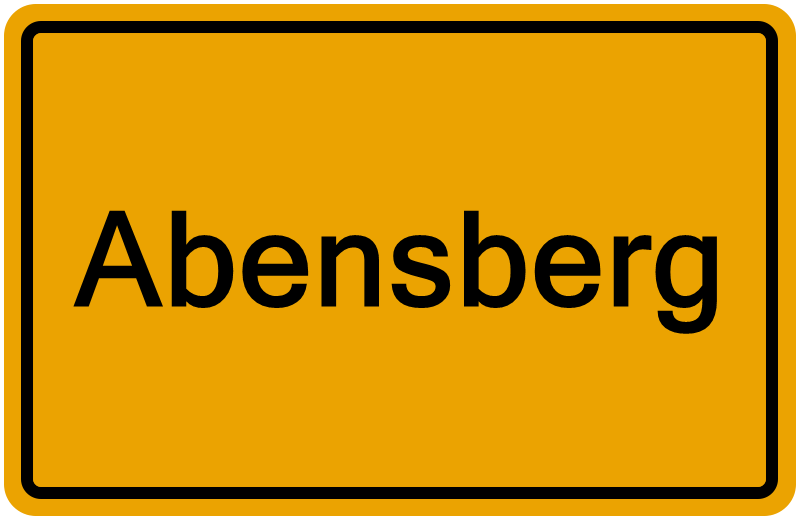 Handelsregisterauszug Abensberg