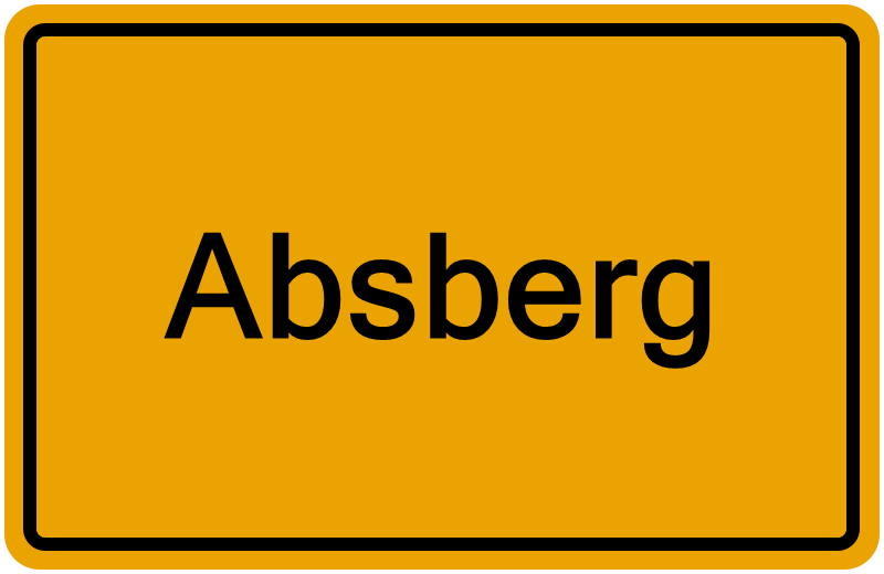 Handelsregisterauszug Absberg