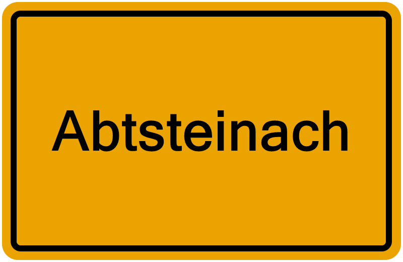 Handelsregisterauszug Abtsteinach
