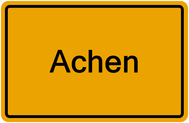 Handelsregisterauszug Achen