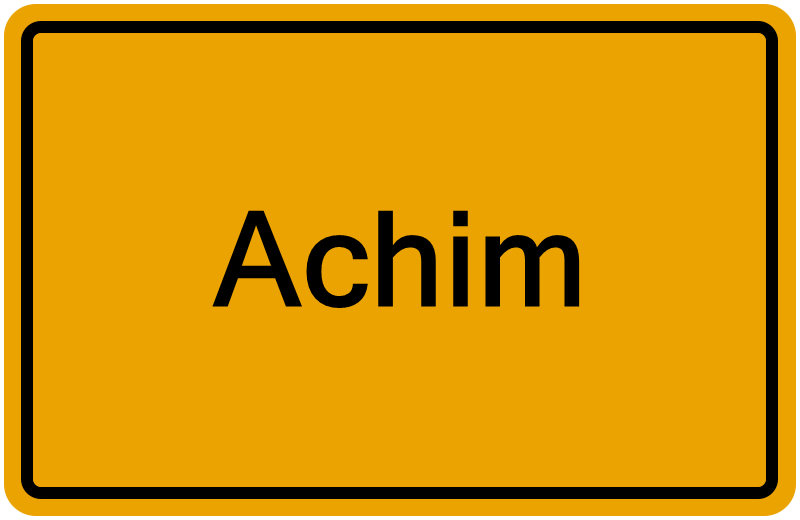 Handelsregisterauszug Achim