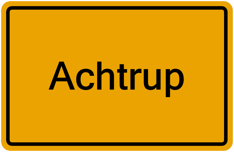 Handelsregisterauszug Achtrup