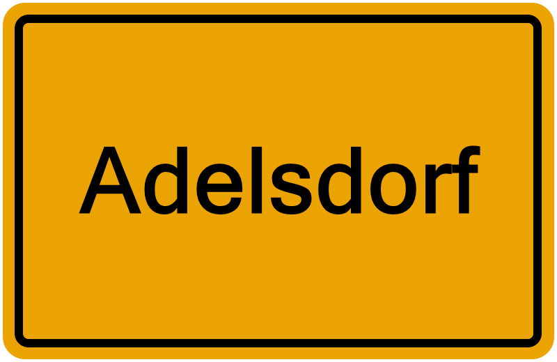 Handelsregisterauszug Adelsdorf
