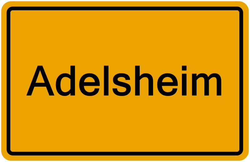 Handelsregisterauszug Adelsheim