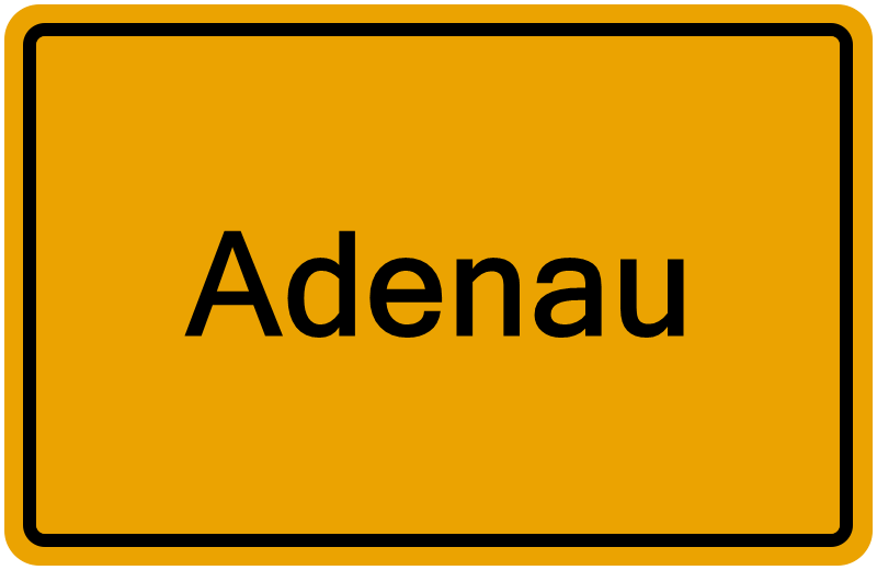 Handelsregisterauszug Adenau