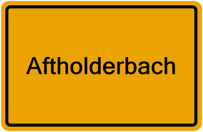 Handelsregisterauszug Aftholderbach