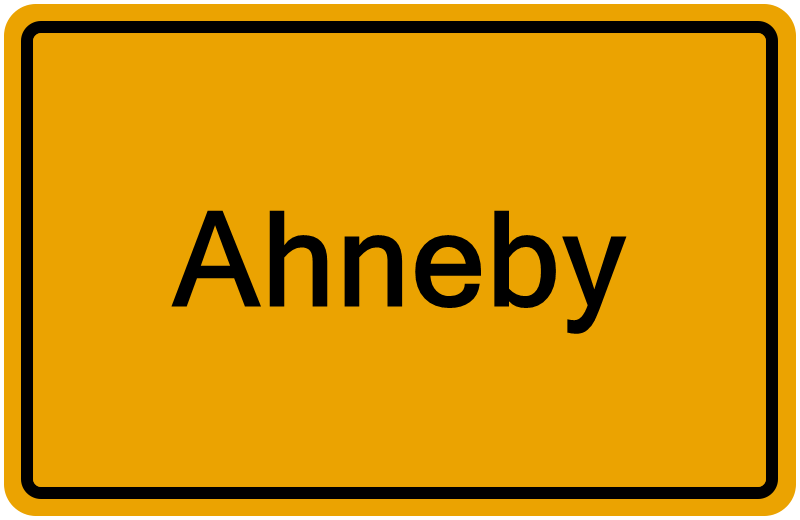 Handelsregisterauszug Ahneby
