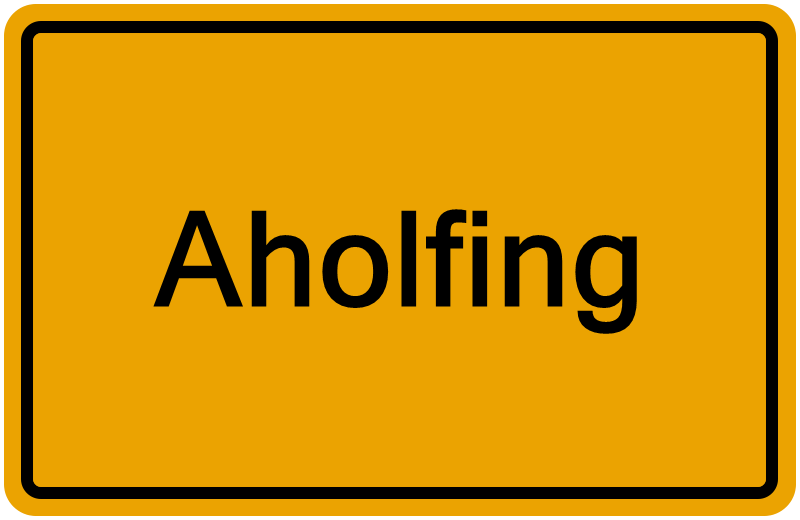 Handelsregisterauszug Aholfing