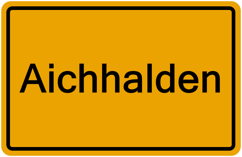 Handelsregisterauszug Aichhalden