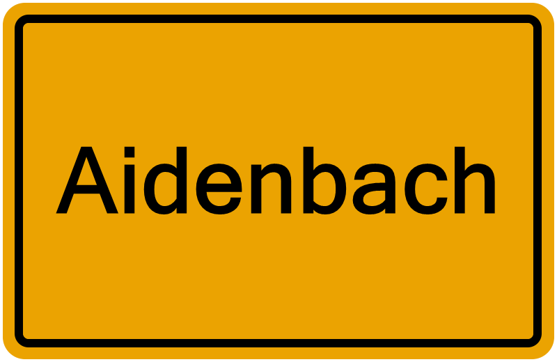 Handelsregisterauszug Aidenbach