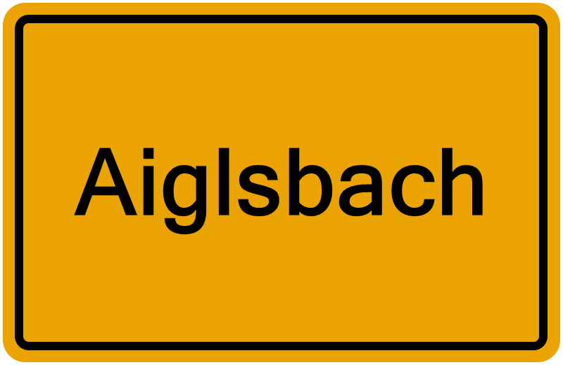 Handelsregisterauszug Aiglsbach