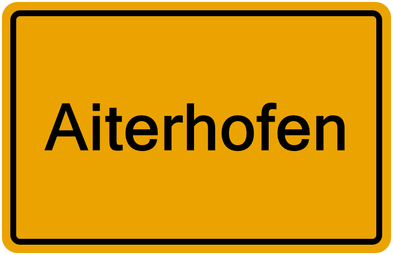 Handelsregisterauszug Aiterhofen