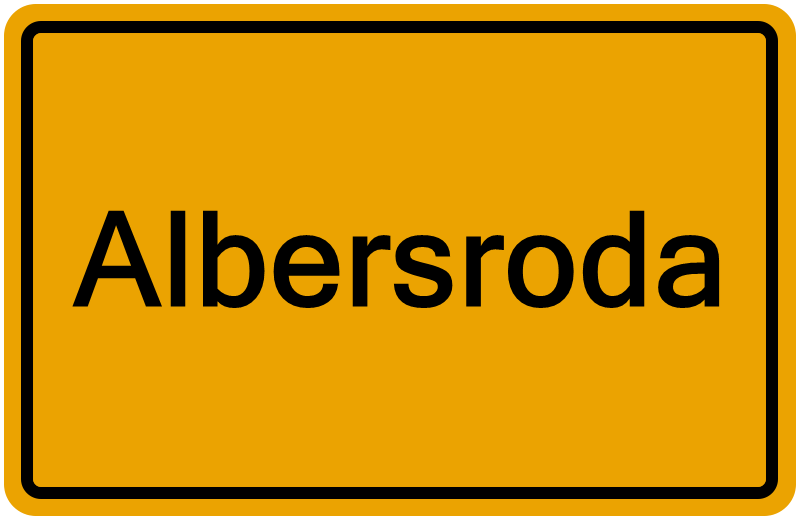 Handelsregisterauszug Albersroda