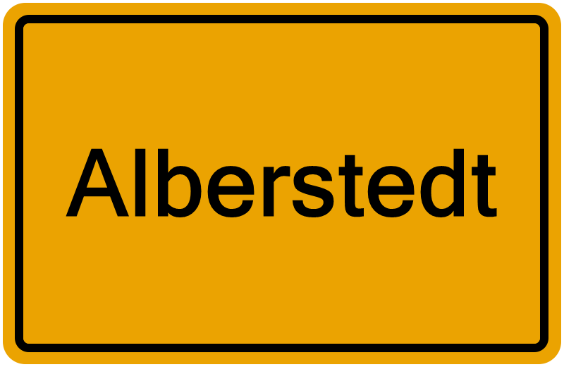 Handelsregisterauszug Alberstedt