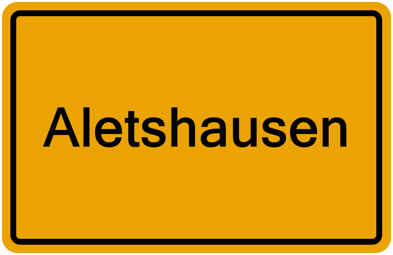 Handelsregisterauszug Aletshausen