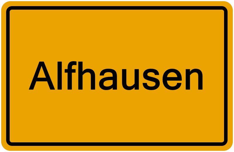 Handelsregisterauszug Alfhausen