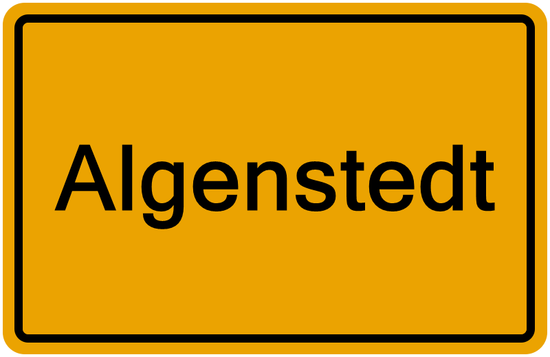 Handelsregisterauszug Algenstedt