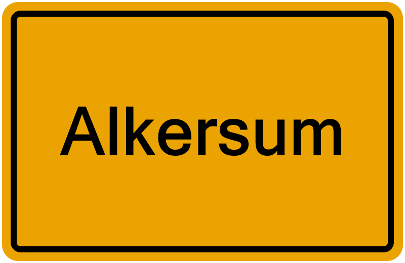 Handelsregisterauszug Alkersum