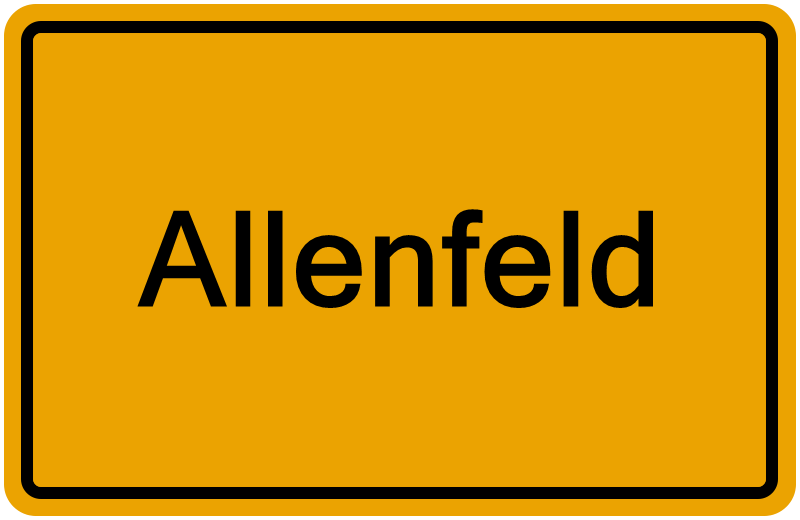 Handelsregisterauszug Allenfeld