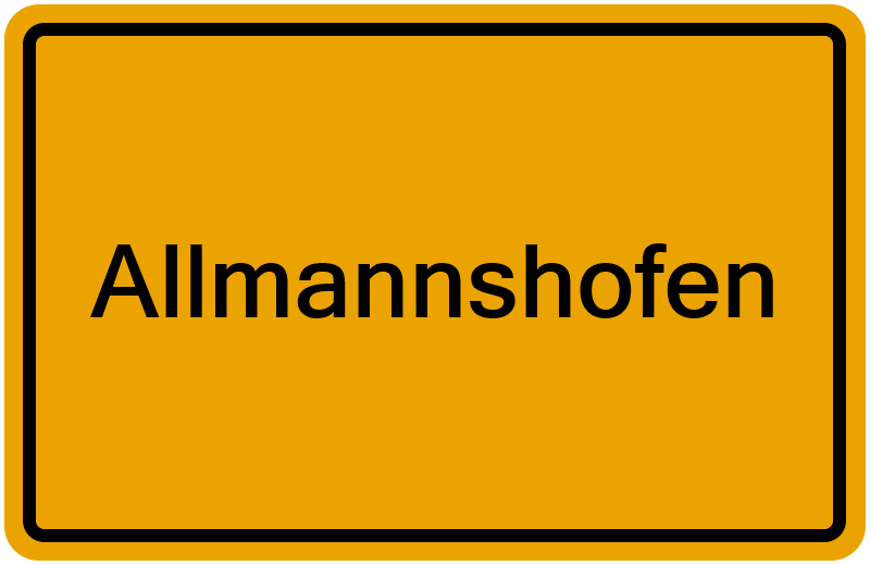 Handelsregisterauszug Allmannshofen