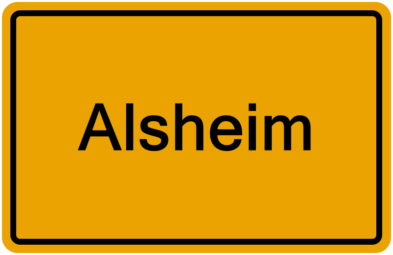 Handelsregisterauszug Alsheim