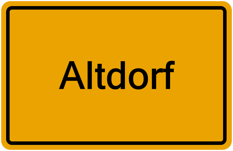 Handelsregisterauszug Altdorf