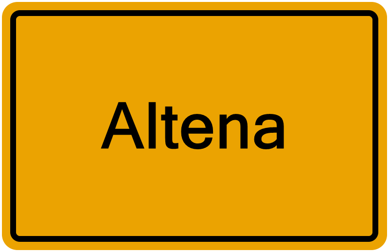 Handelsregisterauszug Altena