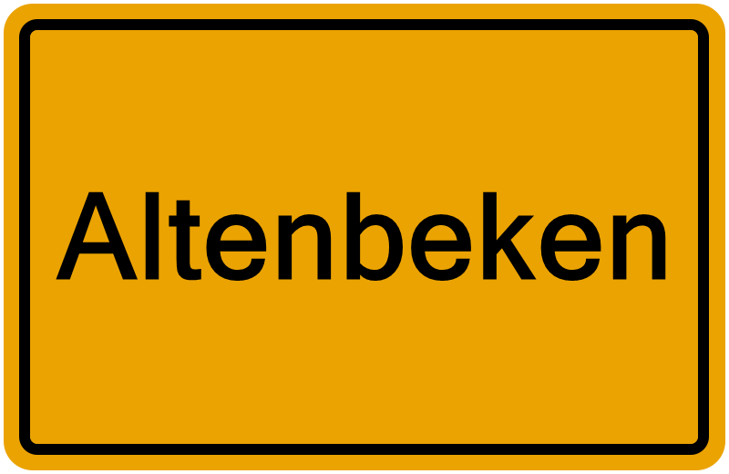 Handelsregisterauszug Altenbeken