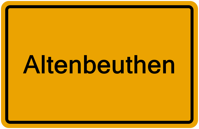 Handelsregisterauszug Altenbeuthen