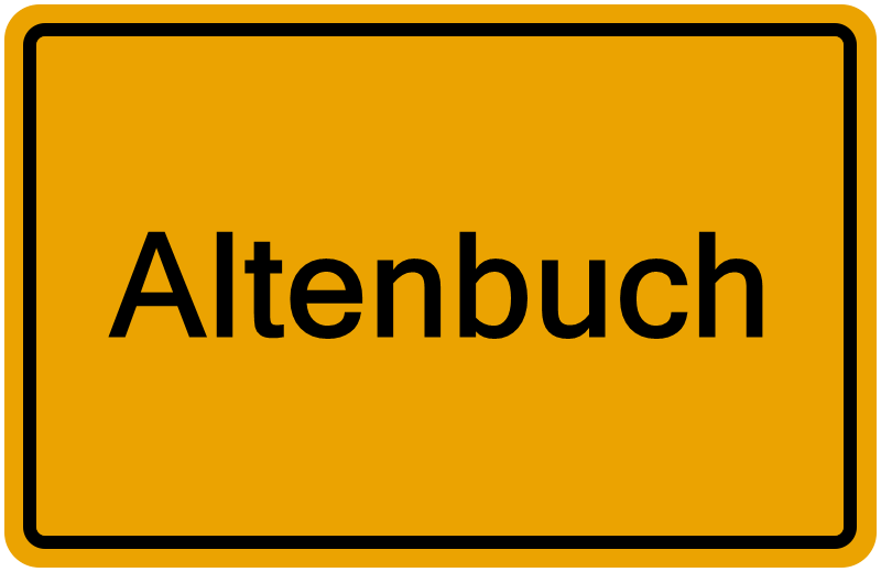 Handelsregisterauszug Altenbuch
