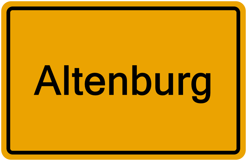 Handelsregisterauszug Altenburg