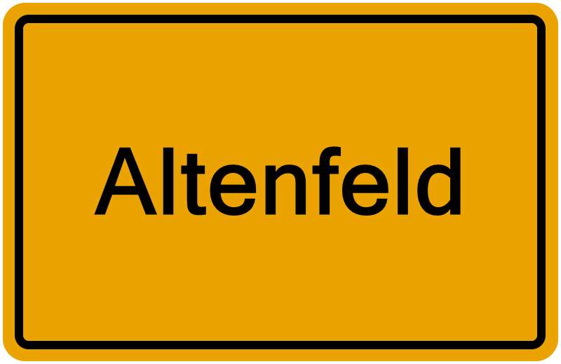 Handelsregisterauszug Altenfeld