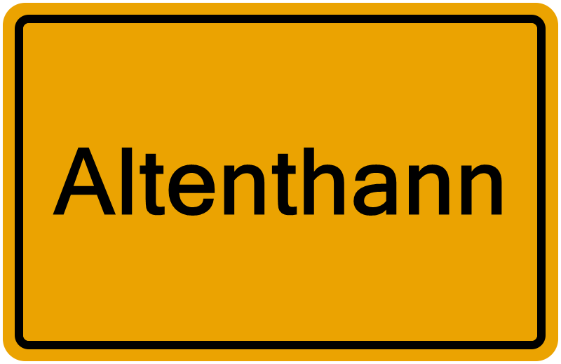 Handelsregisterauszug Altenthann