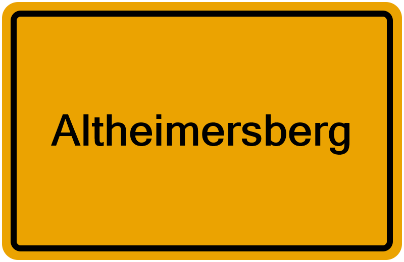Handelsregisterauszug Altheimersberg